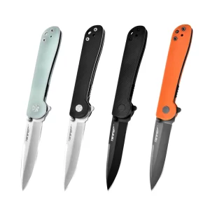 TONIFE CKT9202 Rising Star Folding Knife with Pocket Clip Non-Slip EDC One-Handed Knife 8Cr14MoV Blade and G10 Handle for Outdoor Camping Knife