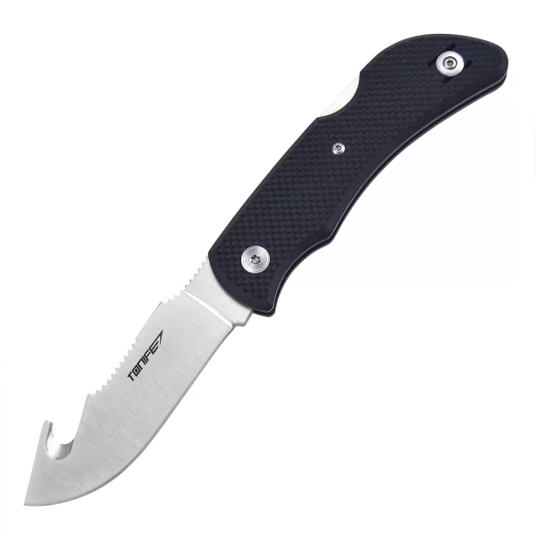 DSC_0069 TONIFE CKT2102 Folding Knife with Aus-8 Stainless Steel Camping Pocket Knife with Handle G10 Pocket Clip