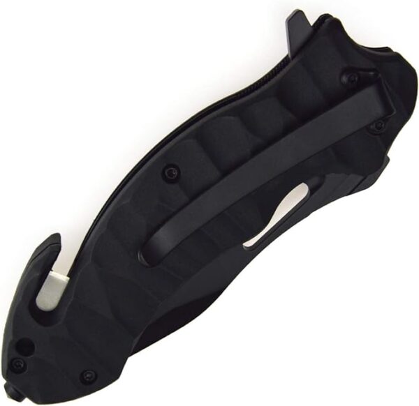 51jCS8MGMAL._AC_SX679_ Harnds CK6115 Conch Multifunction Folding Knife with 8Cr14MoV Stainless Steel Blade Pocket Knife with Glass-Filled Nylon Handle Glass Breaker Belt Cutter and Pocketclip