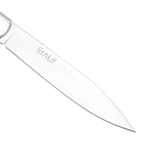 2 Tonife HKT3103 Gent Fixed-blade Knife with 5Cr15MoV Stainless Steel Blade Peeling Knife with Olive Wood Handle & Kydex Sheath