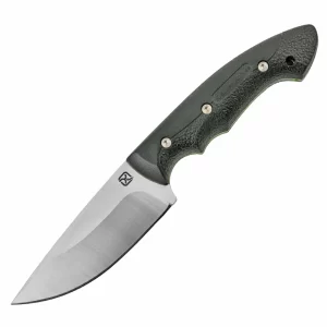 Klecker DK-151 Abiqua Hunter Fixed Blade Knife, 7Cr17 Blade, Glass Filled Nylon Handle with Gut Hook and Kydek Sheath