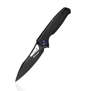 Harnds CK9180 Falcon Pocket Knife with BOHLER K110 Steel Folding Knife with G10 Handle