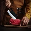 TONIFE TSK1010 Butcher Knife, Meat Cleaver Knife for Home Cooking, Outdoor Camping BBQ