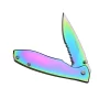 Boker Magnum Rainbow II Frame Lock Folding Knife with Half-serrated Blade for Camping, Hiking and Outdoor Survival