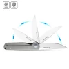 Harnds Wind Ti CK9200TiGY-S Pocket Knife Flipper with BOHLER M390 Steel Blade and 6AL4V Titanium Handle Folding Knife Ball Bearing with 2-Position Clip for Camping Survival and EDC