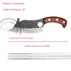 TONIFE TSK1010 Butcher Knife, Meat Cleaver Knife for Home Cooking, Outdoor Camping BBQ